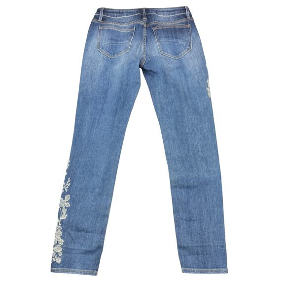 DRIFTWOOD Jackie Floral Embroidery Skinny High Rise Jean Size 26 - Picture 3 of 6